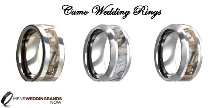 Camo Wedding Rings for Men